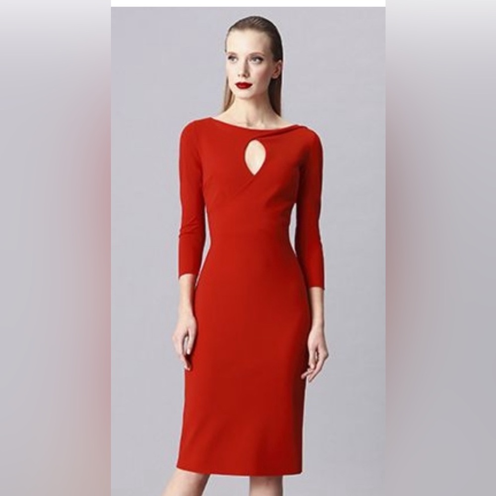 SOLD La Petite Robe di Chiara Boni Red Tyra Dress sz 10